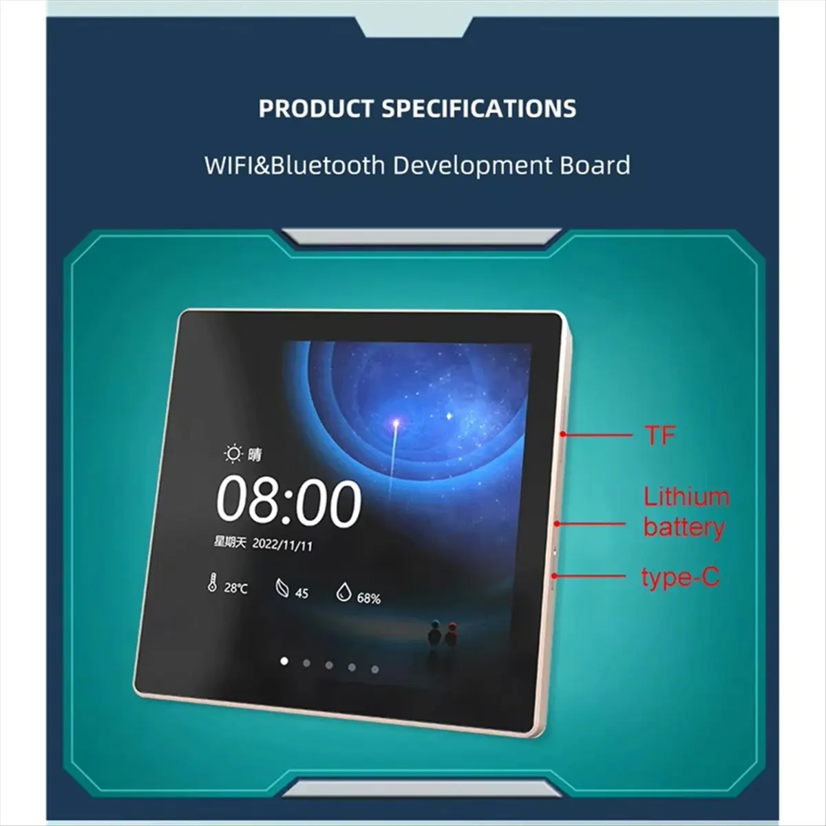 (ABDH) ESP32 Development Board 4Inch IPS Touch Screen 86Box Centrol Display WiFi BT for Arduino LVGL IOT ESP32-S3 Smart Display