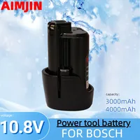 10.8V 3.0/4.0/5.0Ah Li-ion Rechargeable Battery Pack Replace for BOSCH Cordless Electric Drill Screwdriver BAT411 BAT412 BAT412A