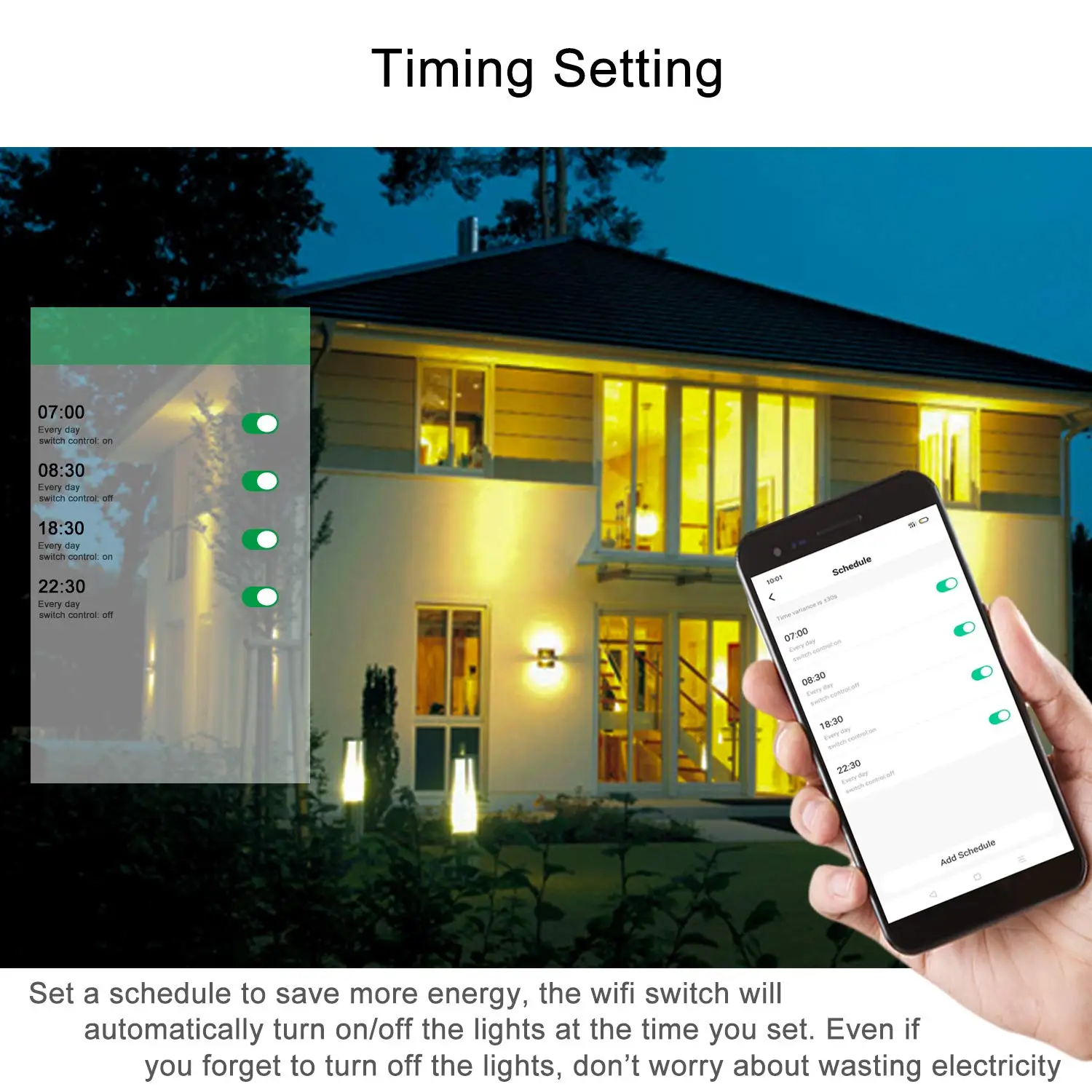 Wifi Wall Touch Smart Switch EU No Neutral Wire Required RF433Mhz Light Switch 220V Tuya Smart Home for  Alexa Alice Google Home