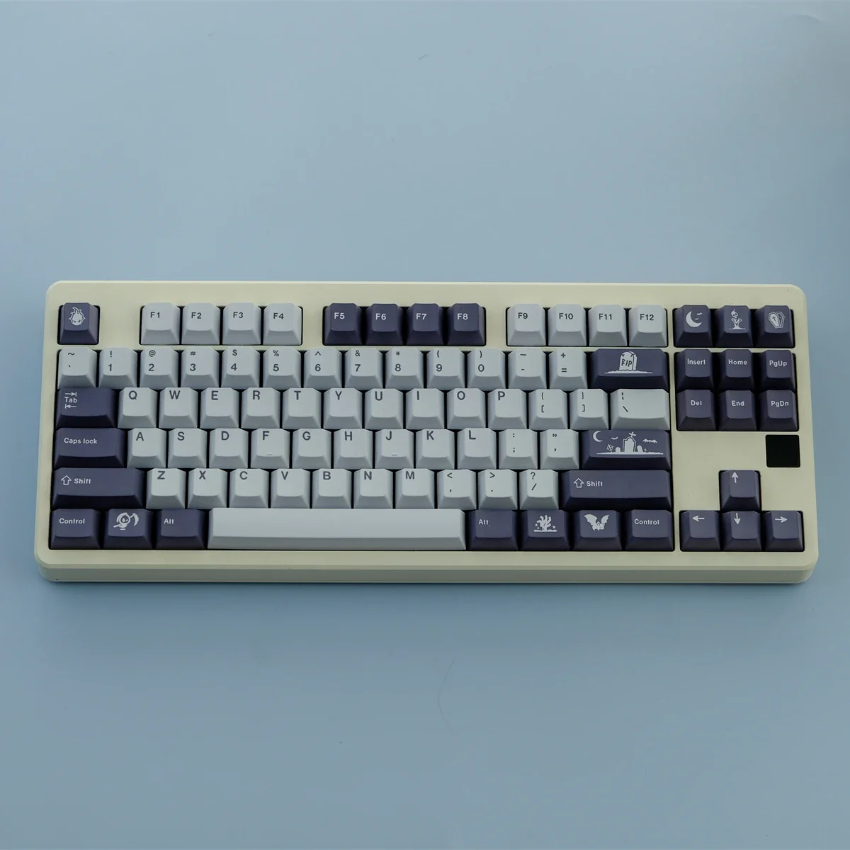 Midnight keycap PBT original height, thermal sublimation, suitable for mechanical keyboard, customized