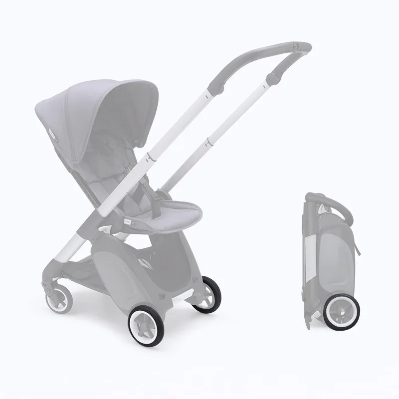 Stroller Rear Tire For Bugaboo Ant Buggy Back Wheel PU Tubeless All Terrain Tyre Cover With Tread Baby Pram Replace Accessories