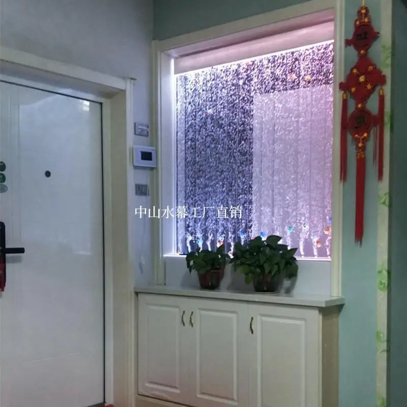 Custom. Fish Dance Living Room Landscape Intelligent Entrance Decoration Home Partition Curtain Wall Wate