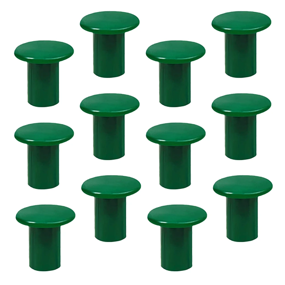12 Stuks Tuin Riet Bamboe Caps Plant Ondersteuning Staaf Veiligheid Hoek Covers Voor Tuin Boerderij Plastic Caps Voor Plant Stake Sticks Polen