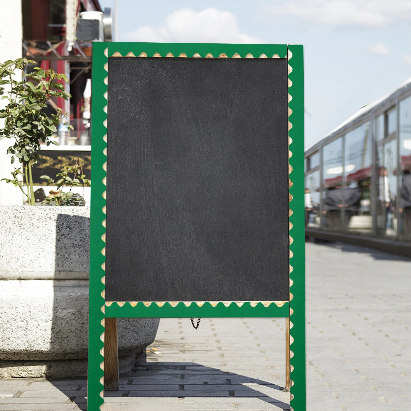 

5M Chalkboard Border Paper Roll Blackboard Trim Bulletin Frame Decor Classroom Wall Waterproof Oil-Proof For Home Office