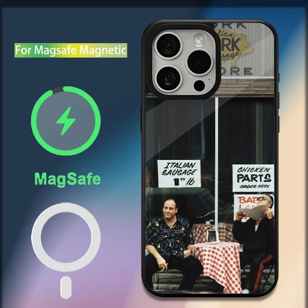 The S-Sopranos Tony Soprano Cool Phone Case For iPhone 16,15,14,13,12,11,Plus,Pro,Max,Mini Magsafe Magnetic Wireless Charging