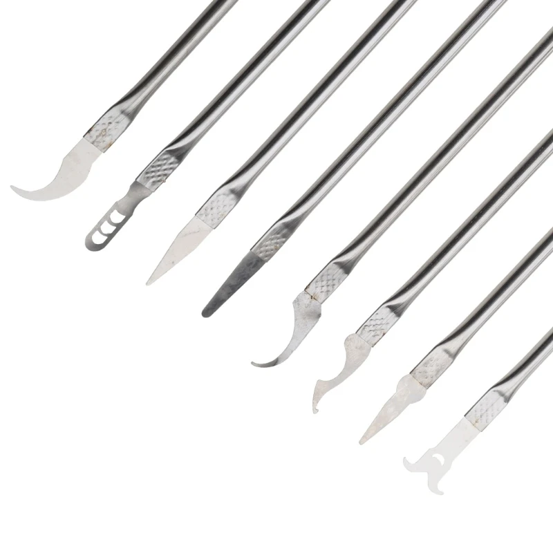 Instrument Repair Tools 8Pcs Opening Pry Tools IC Chip CPU Repair Tool