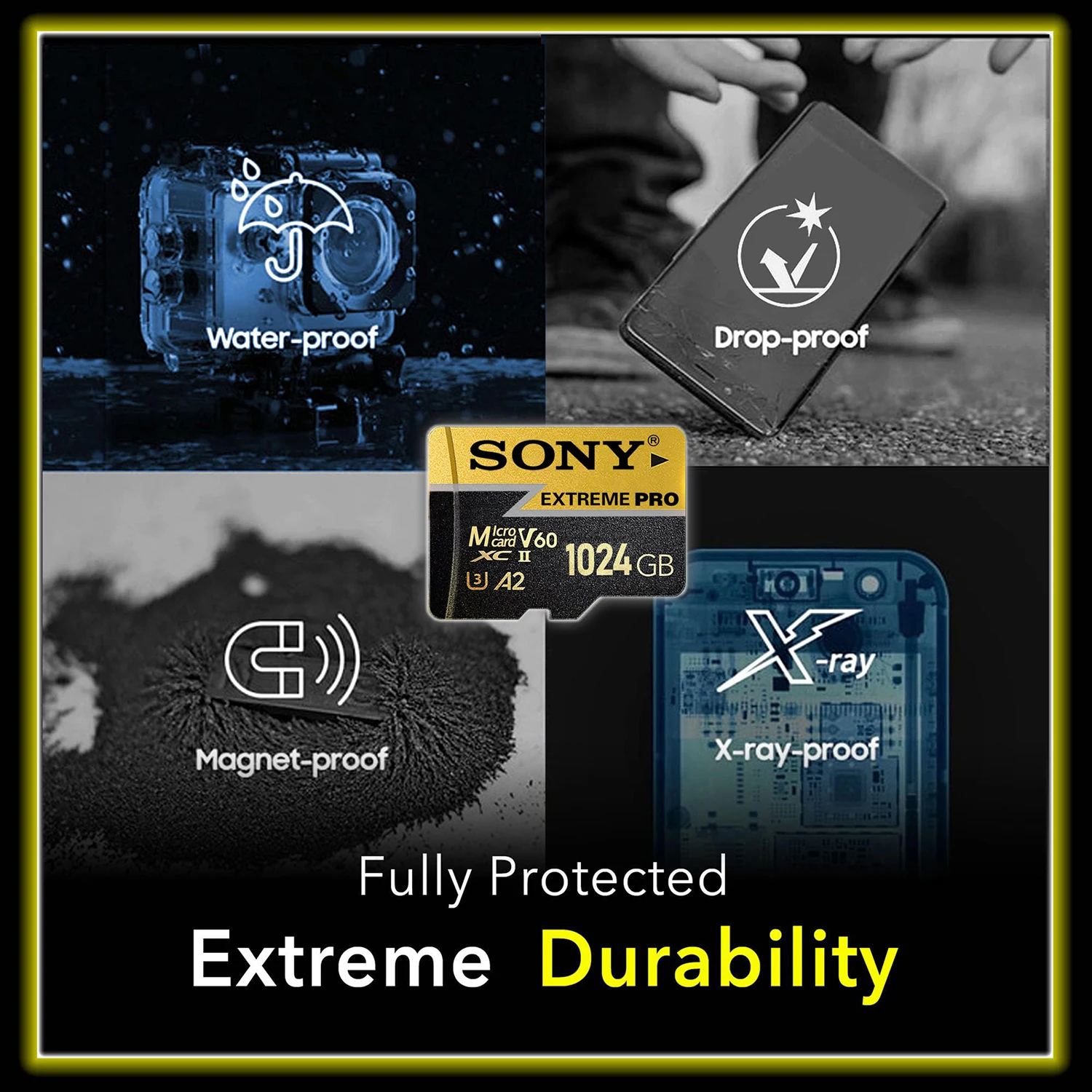 بطاقة ذاكرة سوني اكستريم برو SD عالية السرعة مايكرو بطاقة SD صغيرة سعة حقيقية 1 تيرا بايت 512 جيجابايت 256 جيجابايت كارتاو دي ميموريا 128 جيجابايت للكاميرا