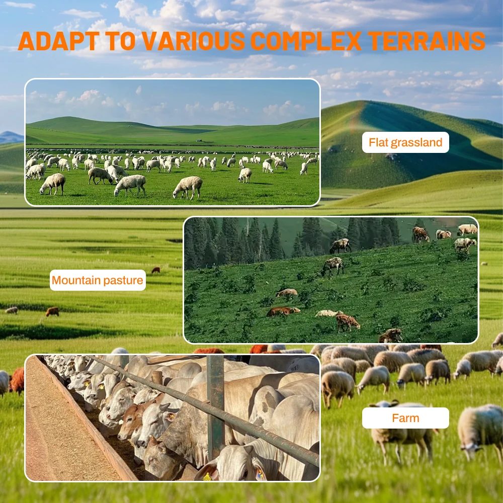 

5-10KM Electric Fence Energizer 2.5 Joule With LCD Display 12V Energizer Controller for Farm Livestock Cows Cattle Horse