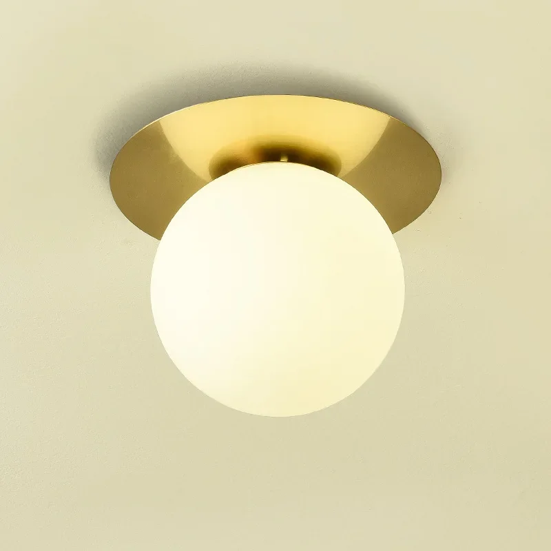 Nordic Modern Ceiling Light Surface Mounted Balcony Tube Light LED Circular Embedded Small Ceiling Hallway Spotlight Home Decor