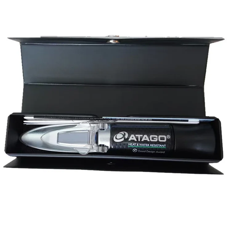 Veidt Weighing AGATO MASTER-M High Accuracy Brix Pocket Type Hand Held Refractometer for Testing Fruit Beverage Honey