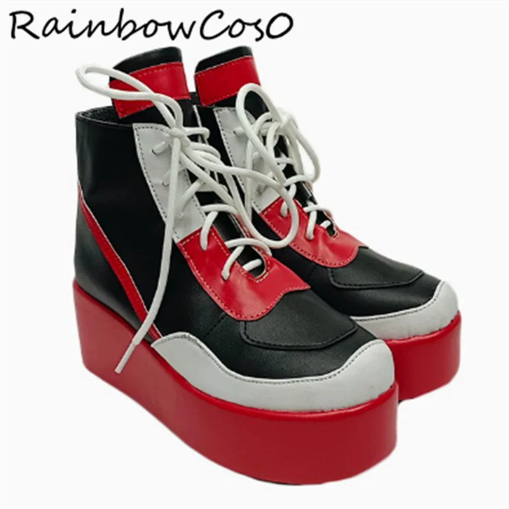 Angelina Angelina Ajimu archevaliers Cosplay chaussures bottes jeu Anime fête Halloween RainbowCos0 W4842