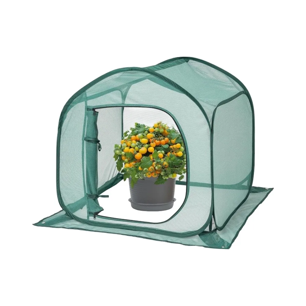 Plant Covers Garden Mesh Protective Netting For Raised Beds With Ground Nails Plant Covers Design Mesh Net Barrier Bird