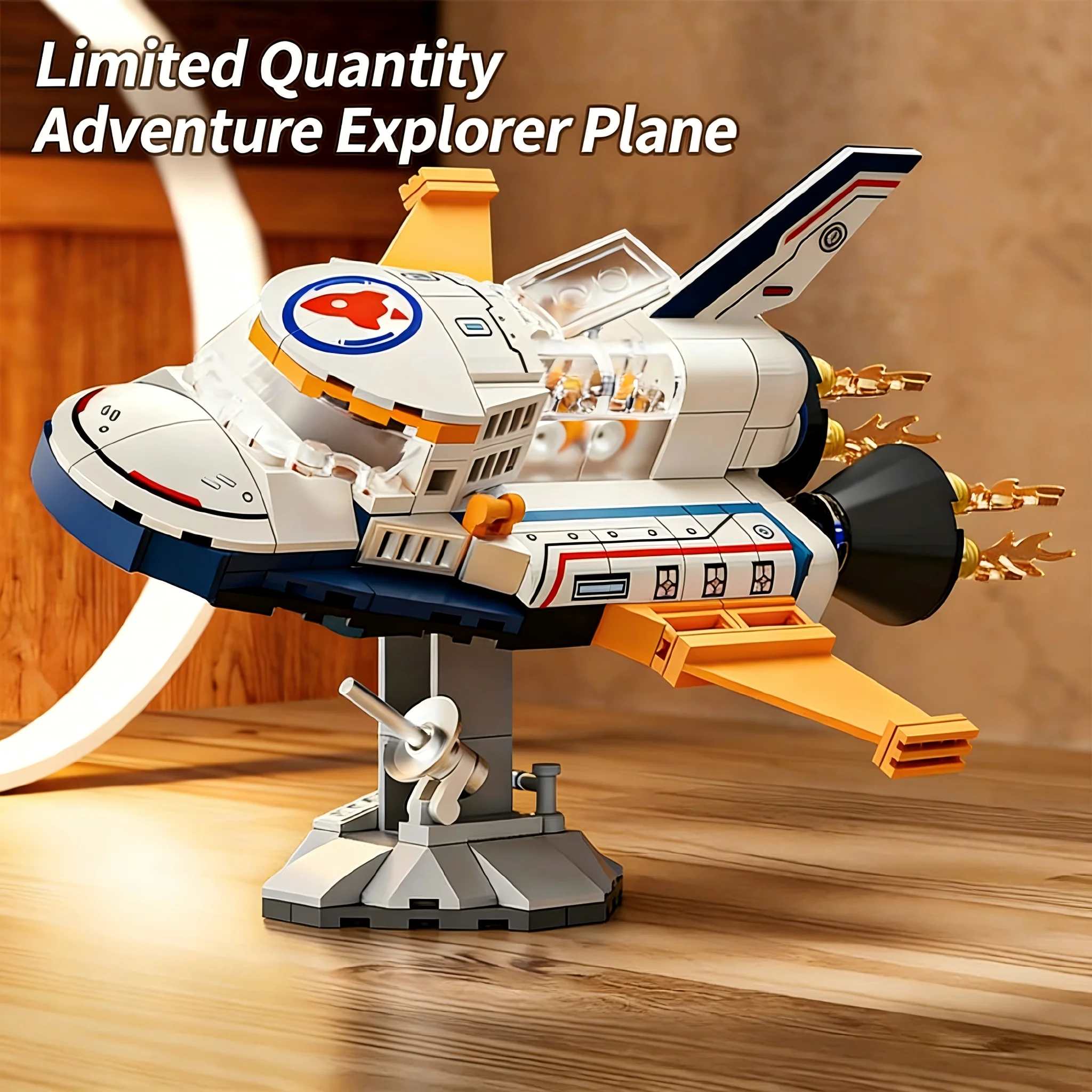 

Конструктор-головоломка «Межзвездный космический шаттл», мелкие детали, детская игрушка, подарок на 8-й день рождения, модель