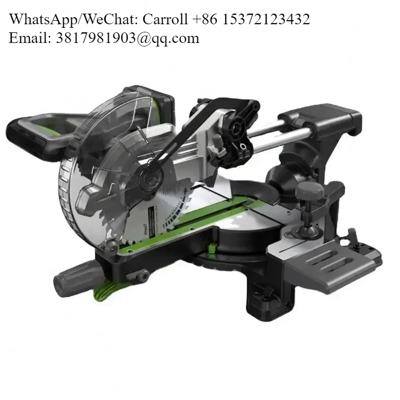 

OEM компактная складная торцовочная пила 18 В 9,1 кг литий-ионная бесщеточная аккумуляторная 10-дюймовая торцовочная пила с двойным скользящим соединением