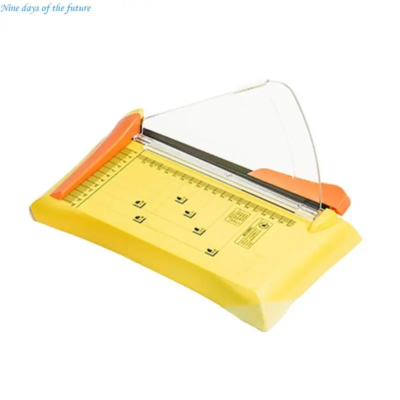 Paper Cutter Paper Trimmer Scrapbooking Tool with Automatic Security Safeguarding Side Ruler For School Art Projects E65A