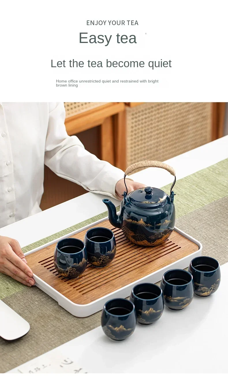 Einfache Master-Tasse im japanischen Stil, Keramik-Teeschüssel, Tasse, Haushalt, Jilan, einfache Keramik, große Teetasse, Teeservice für eine einzelne Tasse – Detail 8
