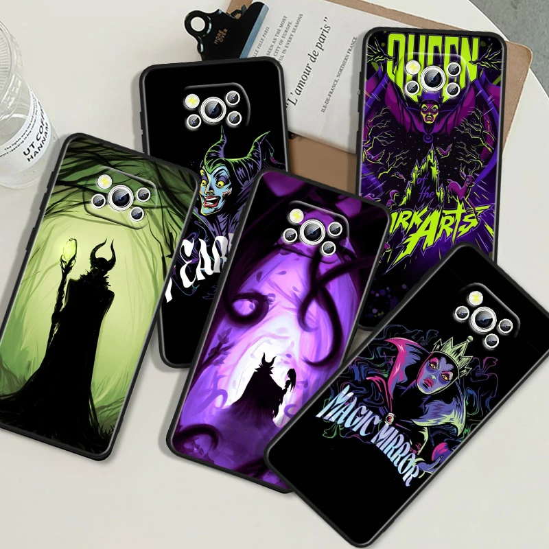 Disney Poison Queen For Honor V20 10i 10X 9S 9X 9C 9A 8X 8C 8A 7S 7C 7A Magic 5 Lite Pro MAX Black Soft Phone Case