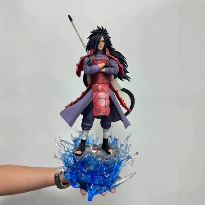 Anime Naruto Shippuuden Figure GK Kyuubi Susanoo Uchiha Madara Action Figurine PVC 42cm Statue Model Collectible Birthday Gifts