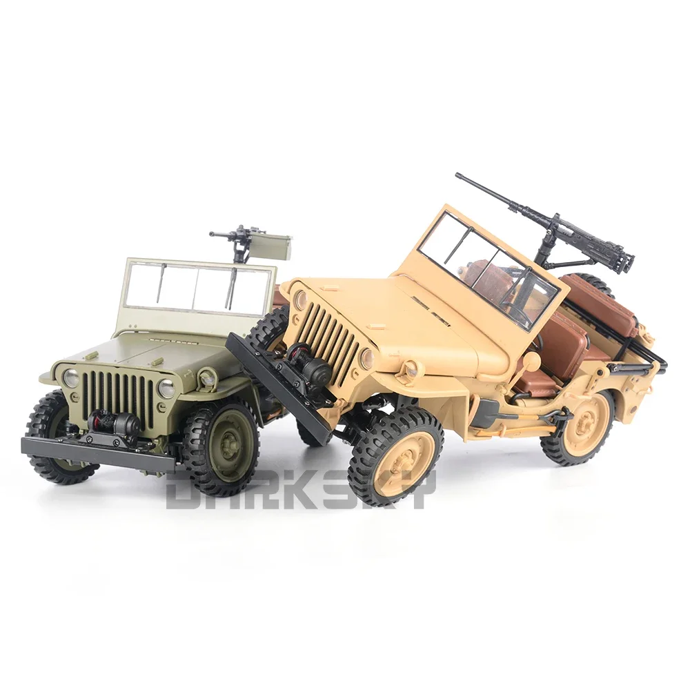 HG4-58 Willys 1/14 RC Electric Remote Control Model RC Car MINI Simulation Military Truck Military Truck Toy for Adults Kids