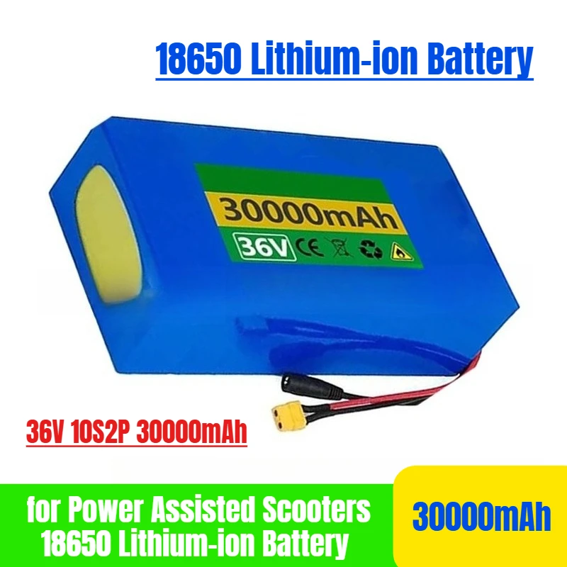 

36V 10S2P Battery 30ah with Built-in BMS for Power Assisted Scooters 18650 Lithium-ion Battery