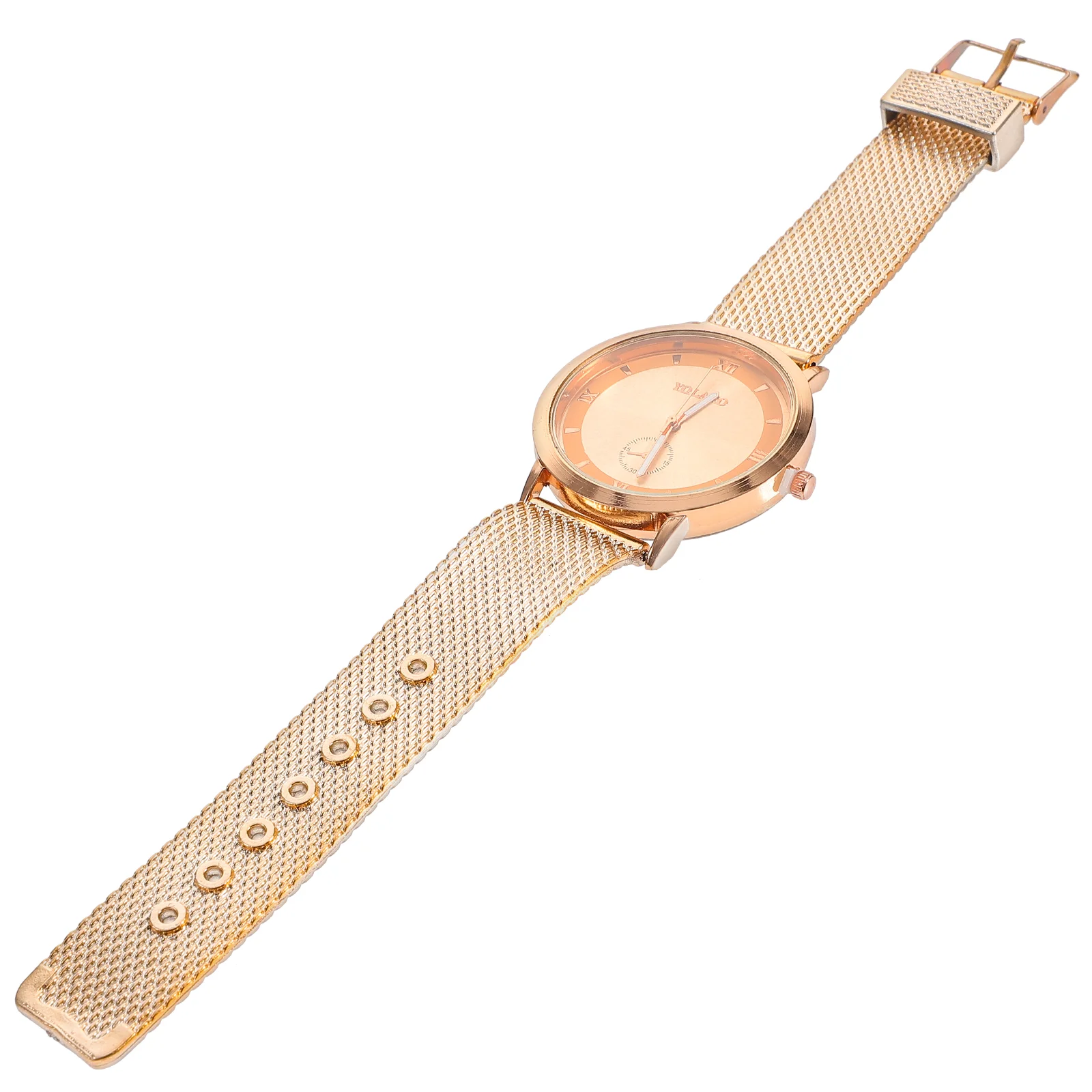 Simple Ladies Watch Women's Miss Watches Rose Gold Ordinary Glass Mirror Graceful for