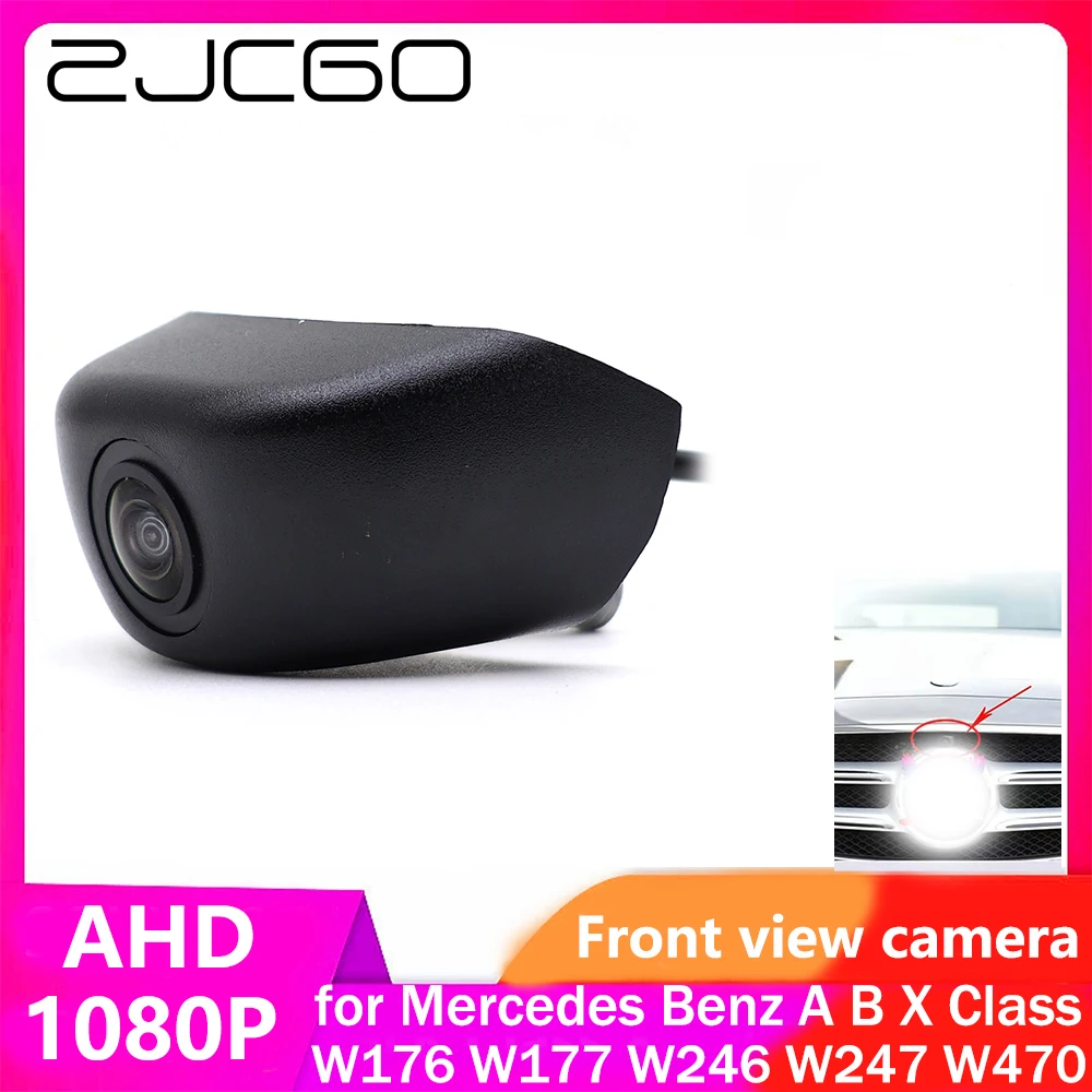 ZJCGO AHD CVBS 1080P 170° Car LOGO Parking Front View Camera for Mercedes Benz A B X Class W176 W177 W246 W247 W470