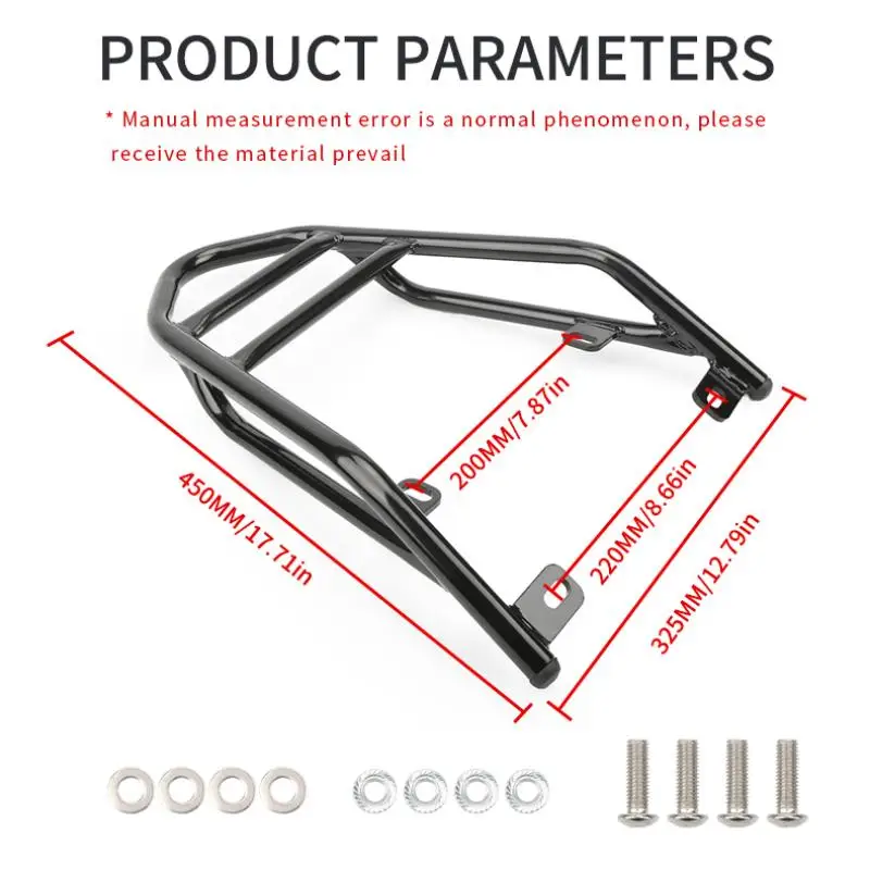 High Quality Tail Box bracket Trunk Storage Rack Motorcycle Top Box racks Fit for Ducati SCRAMBLER 400 Model