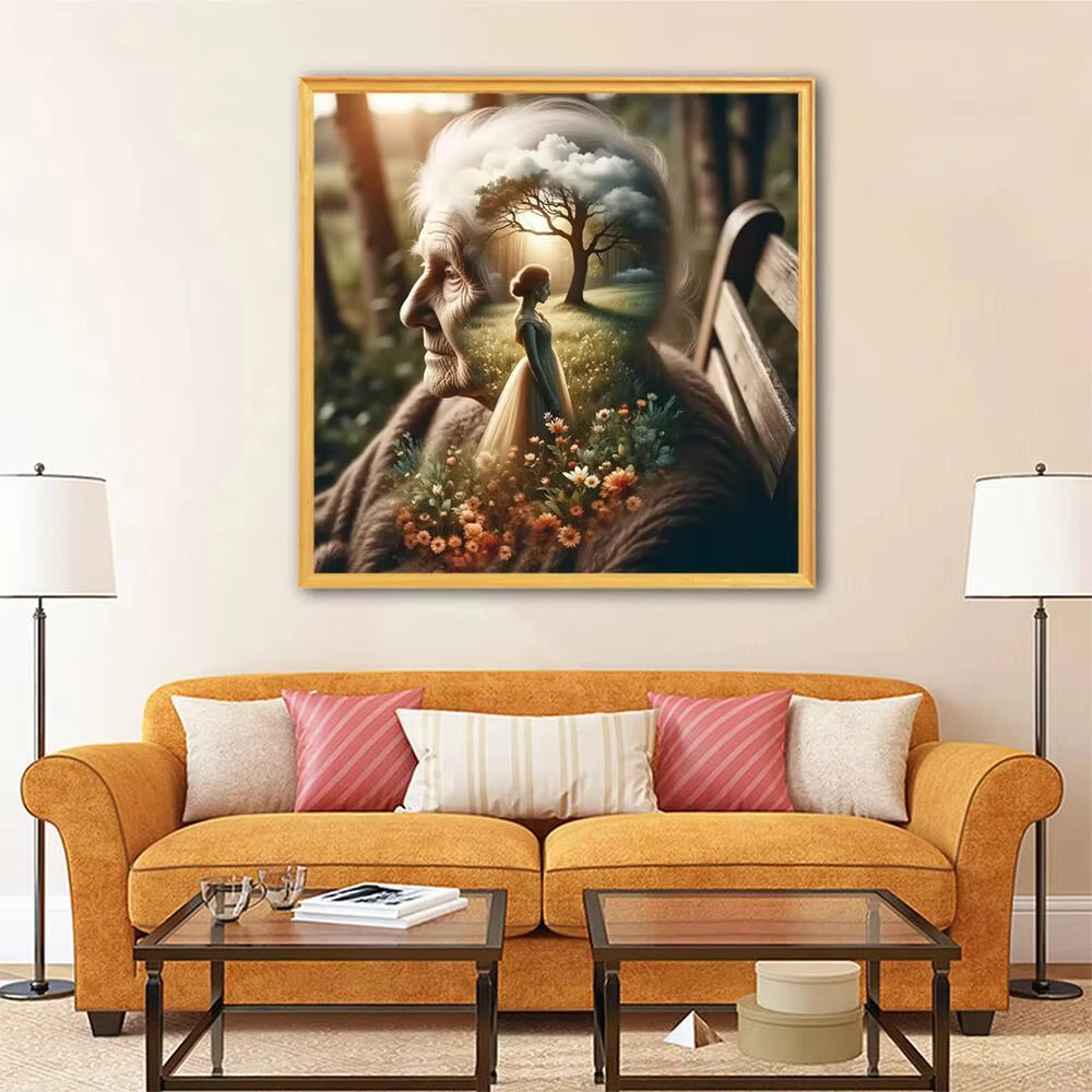 

Цифровая живопись своими руками: портрет женщины на стуле, цветочный пейзаж, мозаичное украшение для стен