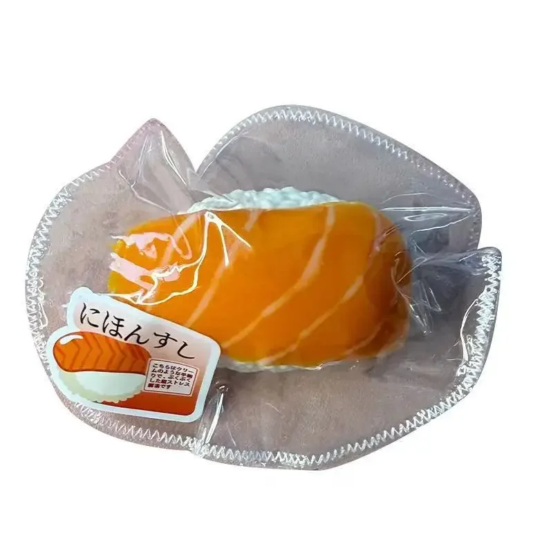 Simulation Salmon Sushi Squeeze Toy - Stress Relief Slow Rebound Squishy Toy S67C53364A7924Ff88F4E65C883049Ff8C