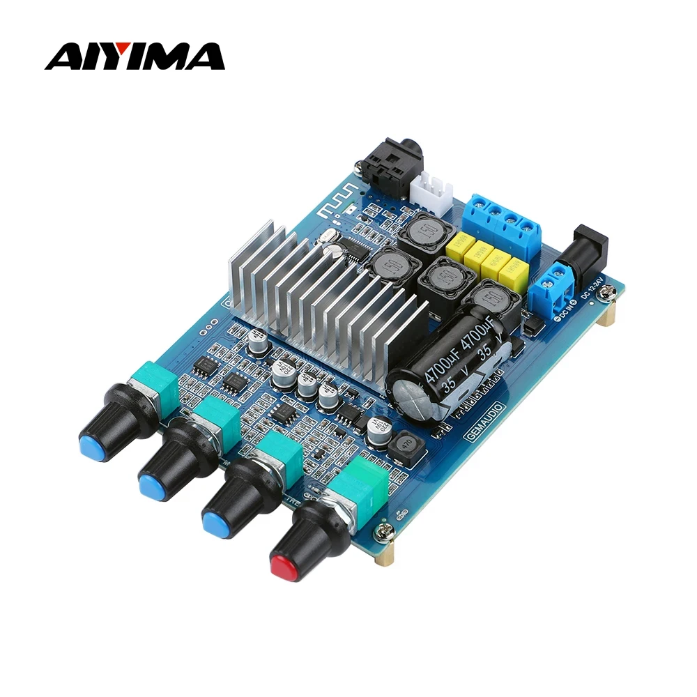 AIYIMA TPA3116 Bluetooth 5.0 Amplifier Board HiFi Power Amplifiers 50Wx2 Digital Sound Amplificador Stereo Home Audio Amp