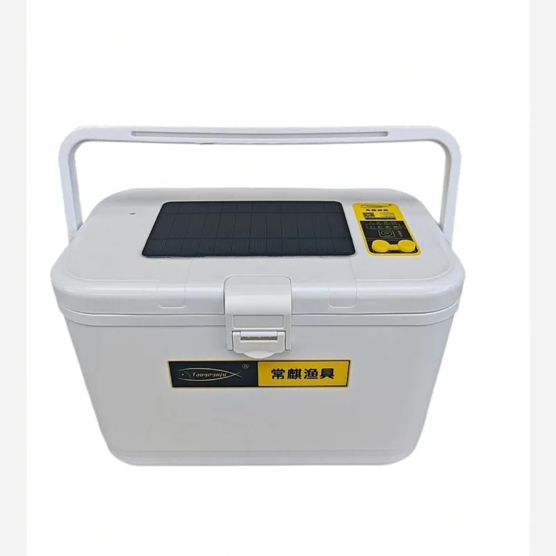 Solar live shrimp fishing box, sea fishing cold insulation box, fishing equipment box