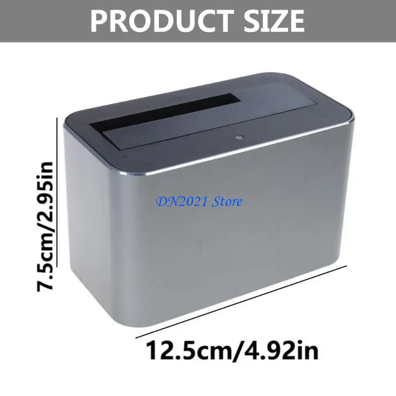 F3KE USB3.0 Type C Harde Schijf Docking Station Reader Case voor 2,5/3,5 inch Solid Disks met LED-indicator