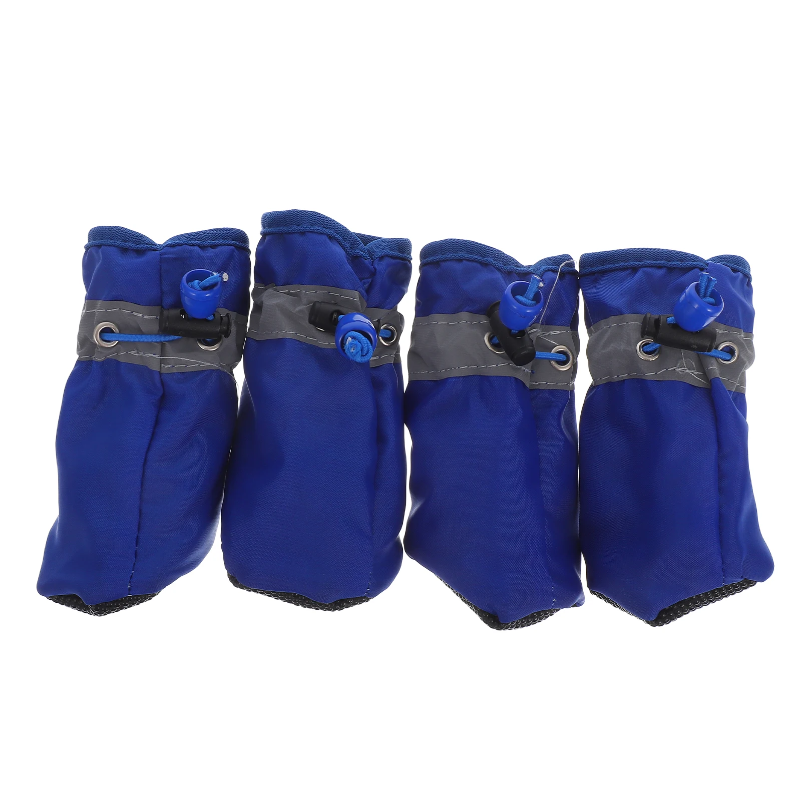 

4 Pcs Dog Waterproof Boots Shoes for Hot Pavement Booties Small Dogs Pets Puppy