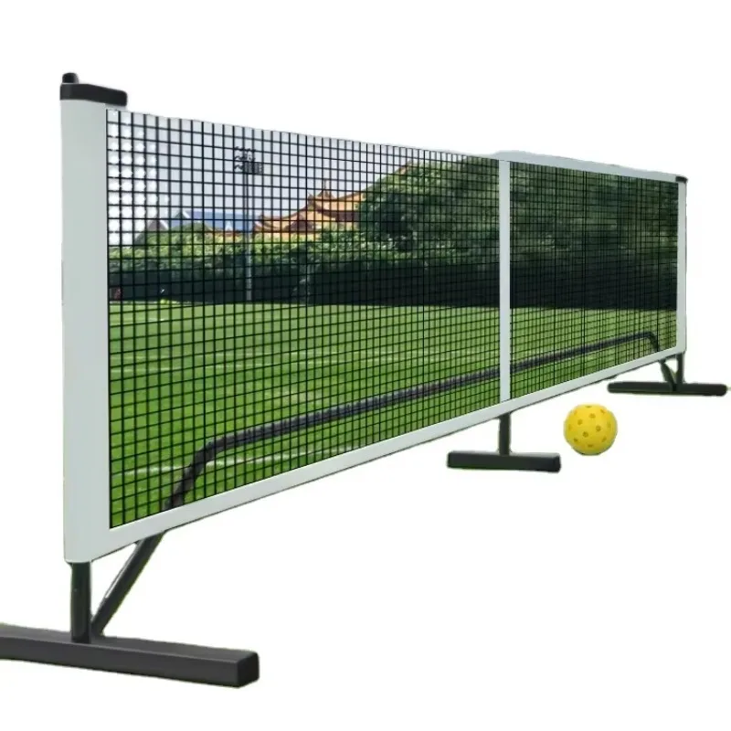 Sharewell Pickleball Nets Set Heavy Professional Pickle Ball Game Net System With Carrying Bag Metal Stand Tennis Nets