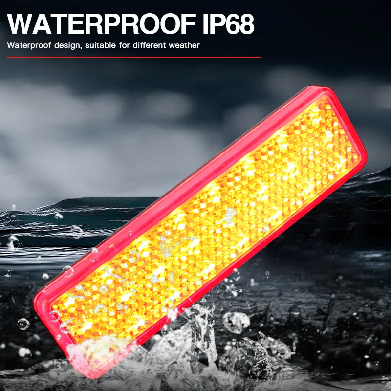 2×LED Rear Bumper Reflector Lights Indicator Taillight Fog Lamps for Opel Vivaro/Movano A/Renault Master/Trafic/Nissan Primastar