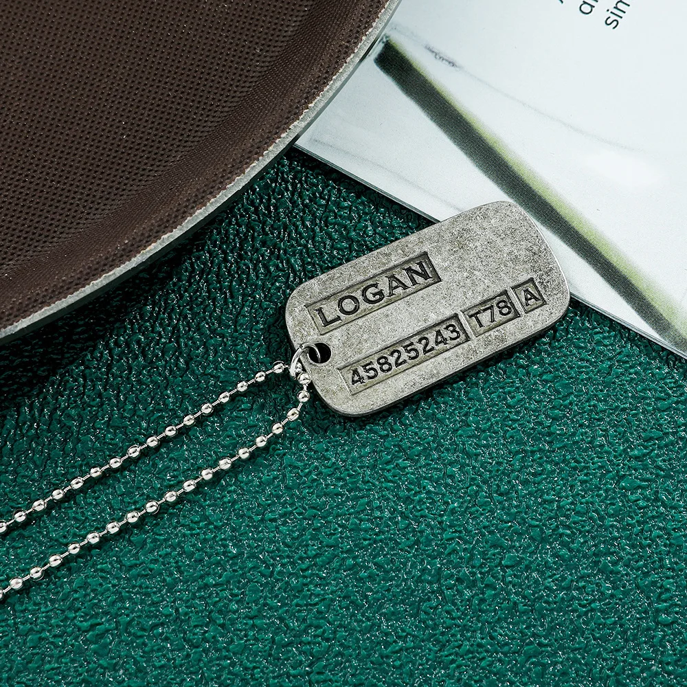Modische Punk-Style Wolverine-Anhänger-Halskette - Filmfigur-Schmuck-Accessoire als Einzigartiges Geschenk für Männer – Detail 4