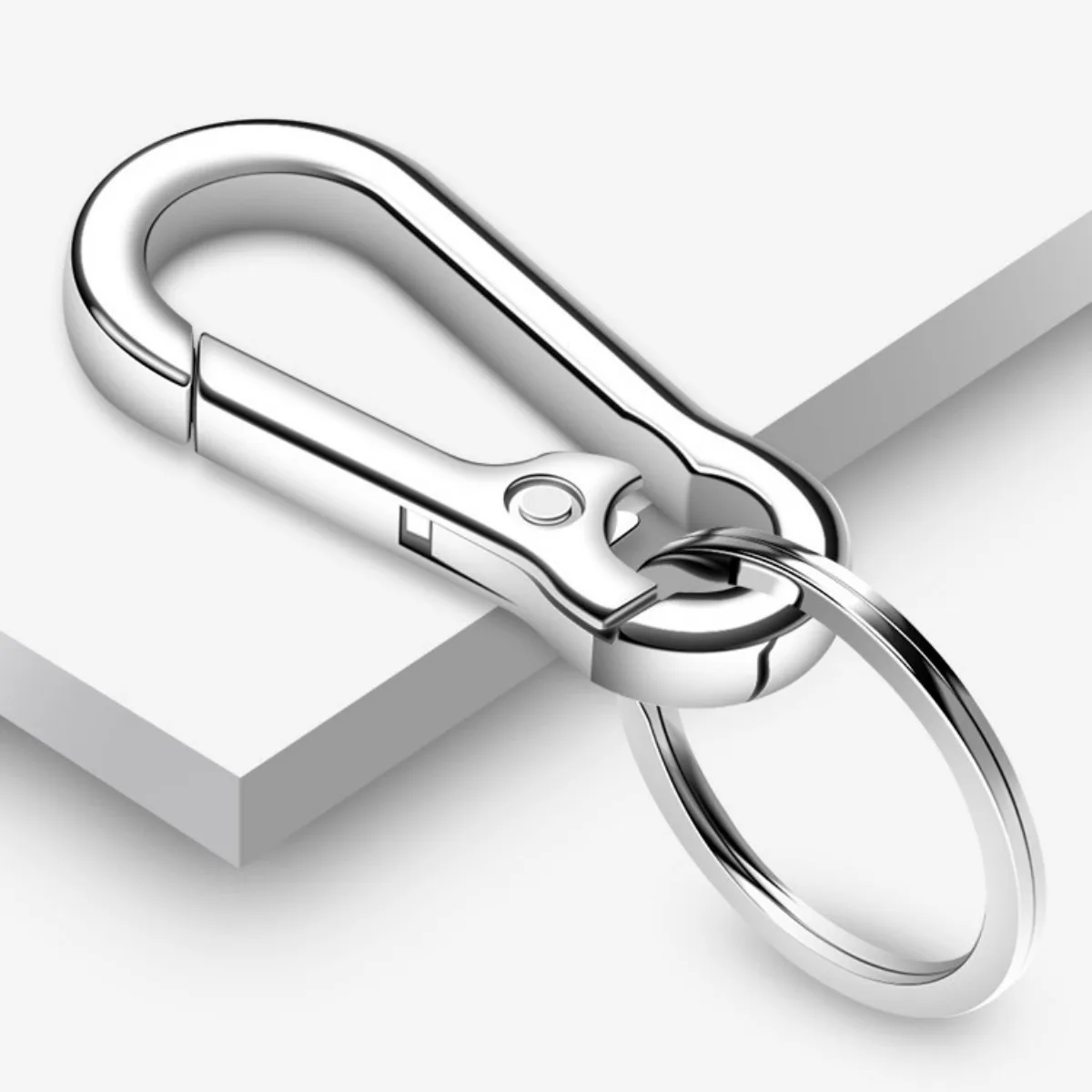 Carabiner Clip Keychain, 6Pcs Keyring Holder Set