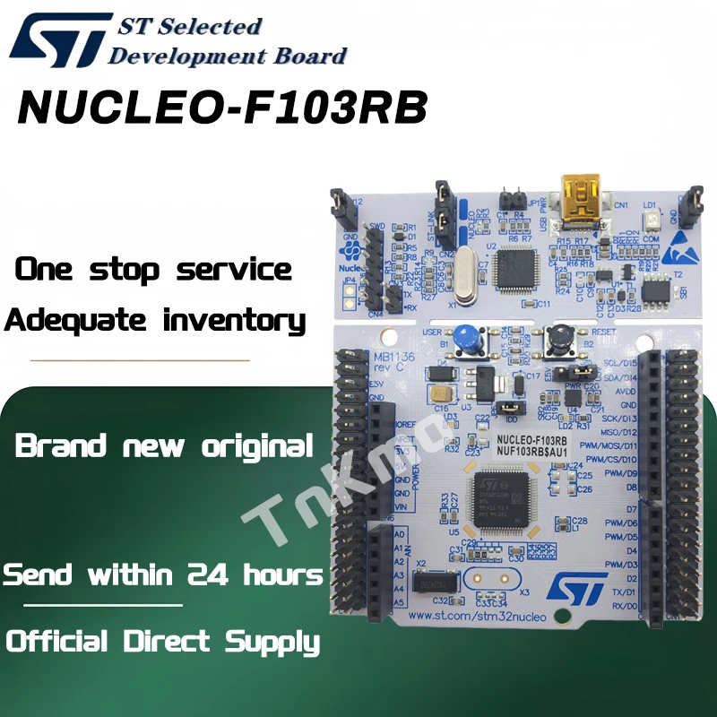 1pcs/lot NUCLEO-F103RB STM32 Nucleo-64 Development board STM32F103RBT6 100% new In Stock