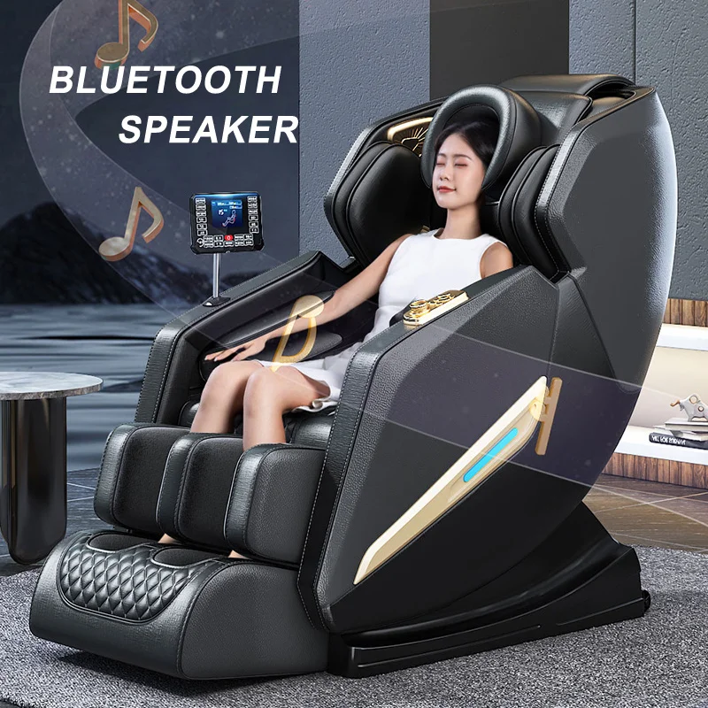 Bestselling 2025 Full Body Stretch 4D Massage Chair Recliner Calf Kneading SL Track Zero Gravity Massage Sofa Armchair