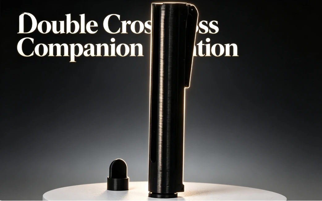 Accessoires de magie Double Cross Companion : Étui porte-marqueur et porte-stylo avec clip flexible – L'indispensable pour les magiciens et les accessoires de magie