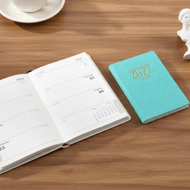 2027  Mini Pocket Planner | Weekly Agenda & Diary Organizer with Calendar | Compact Appointment Book & Student Gift