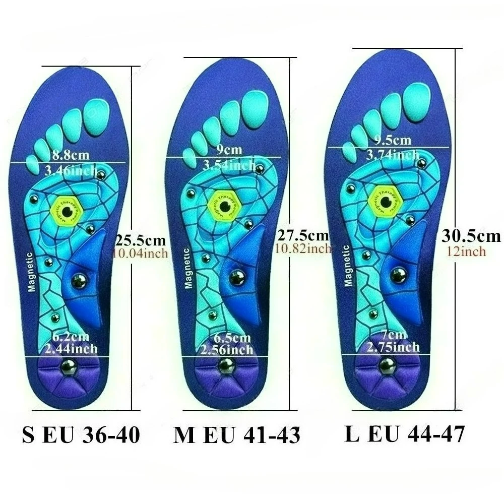 العلاج المغناطيسي الطبي النعال الرياضية تدليك القدم فقدان الوزن التخسيس العلاج بالابر نعل مكافحة التعب الرعاية الصحية منصات الأحذية