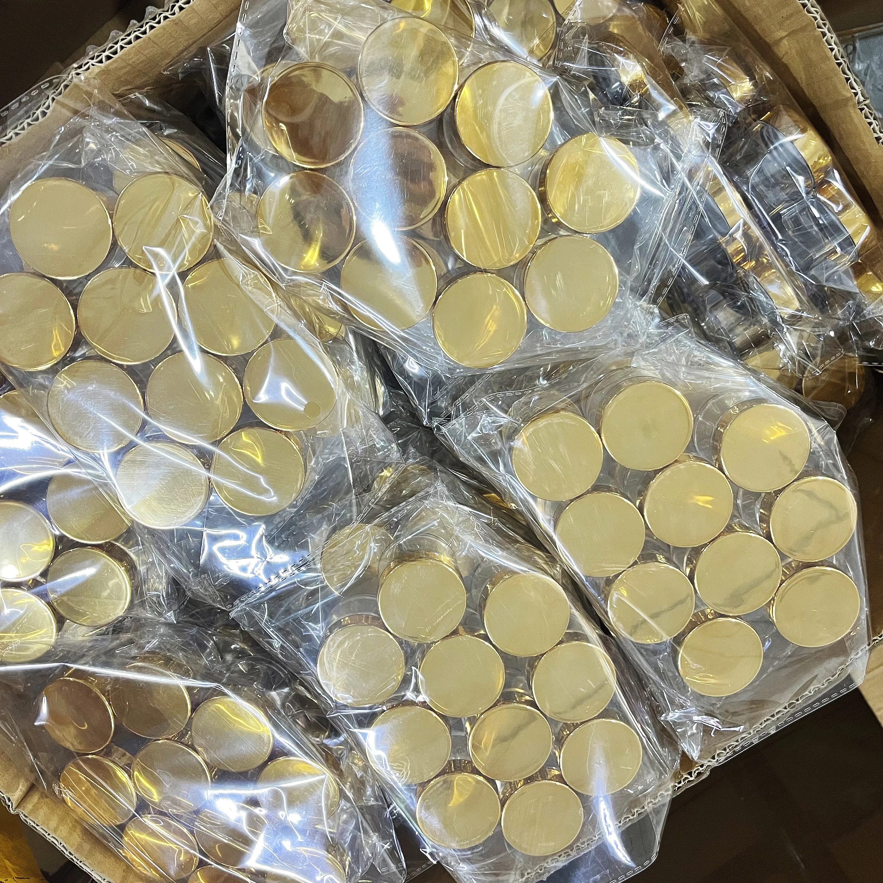 1OZ 10/20/30/40/50 szt. Przezroczyste słoiczki kosmetyczne Mini Okrągłe słoiczki na paznokcie, pielęgnację skóry, makijaż i inne niezbędniki podróżne *