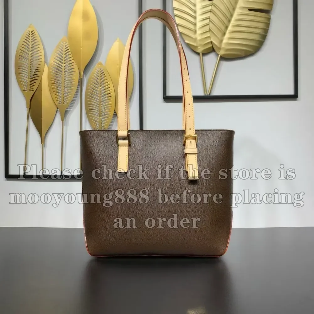 

wholesale price 12A Upgrade Mirror Quality Designer Tote Bag Luxury Handbag for Women Shopping Canvas Cowhide Brown