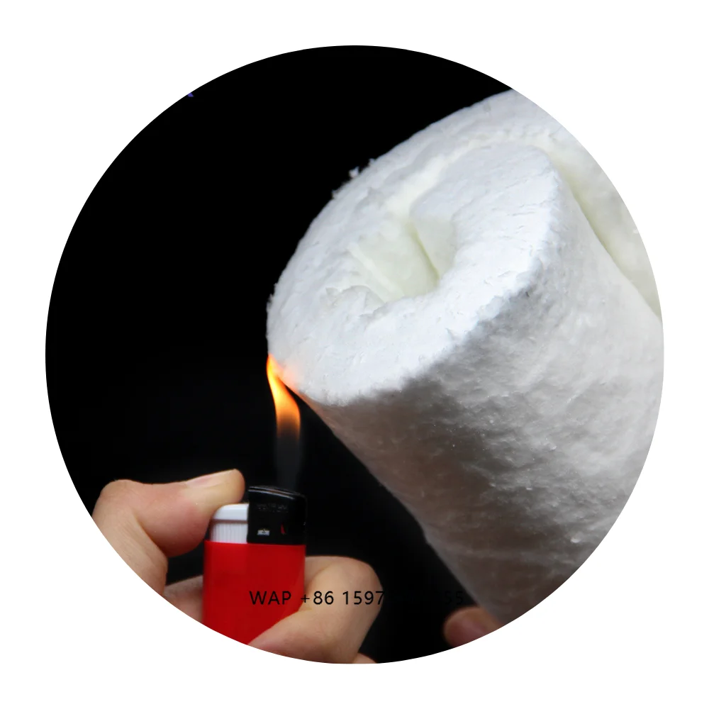 Silica Aerogel Blanket With Carbon Fibers 1260 Wool Blanket Roll Insulation Ceramic Fiber Insulation Blanket