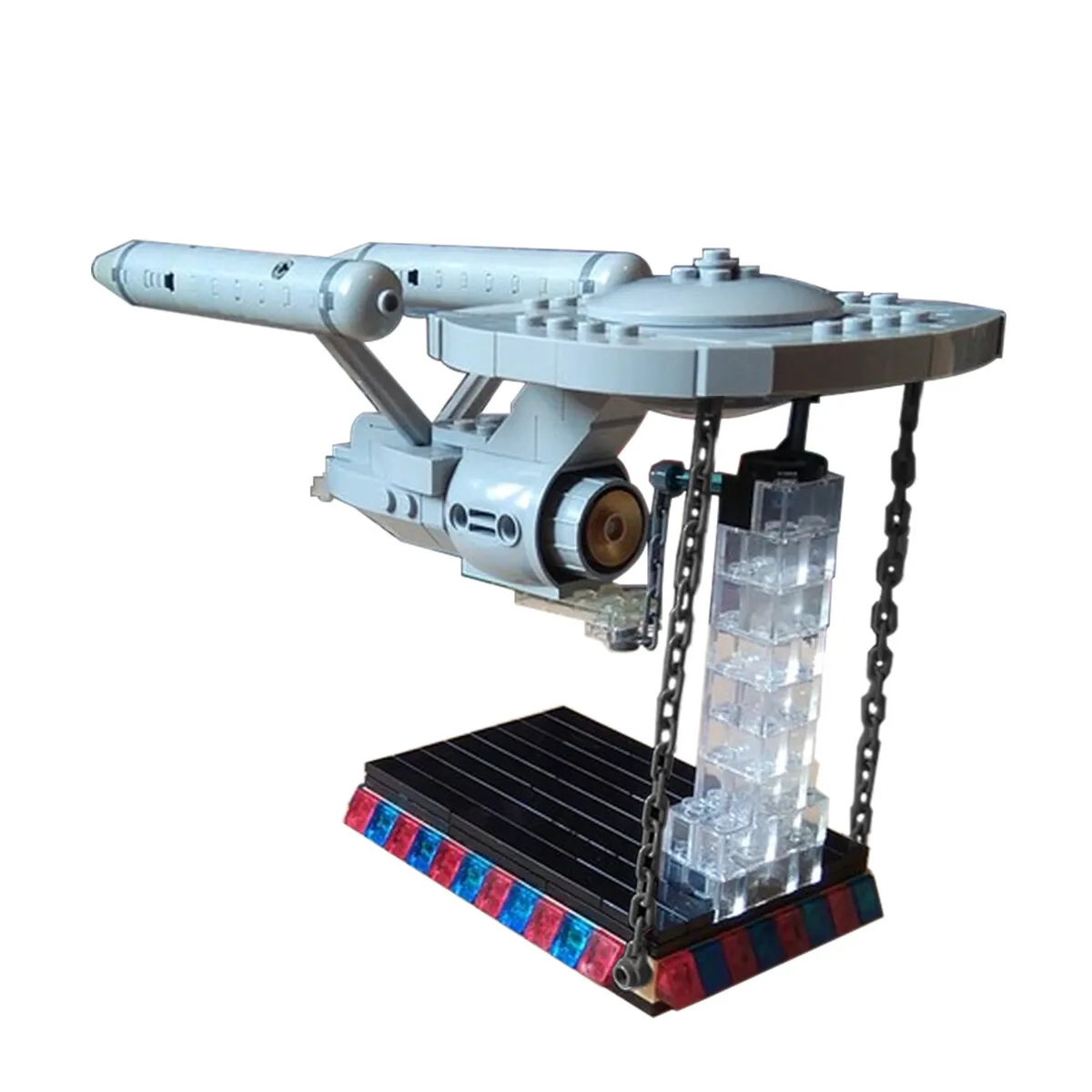 

Custom MOC: C4664 Tensegrity Enterprise 285 Parts for Kids Gift for Christmas
