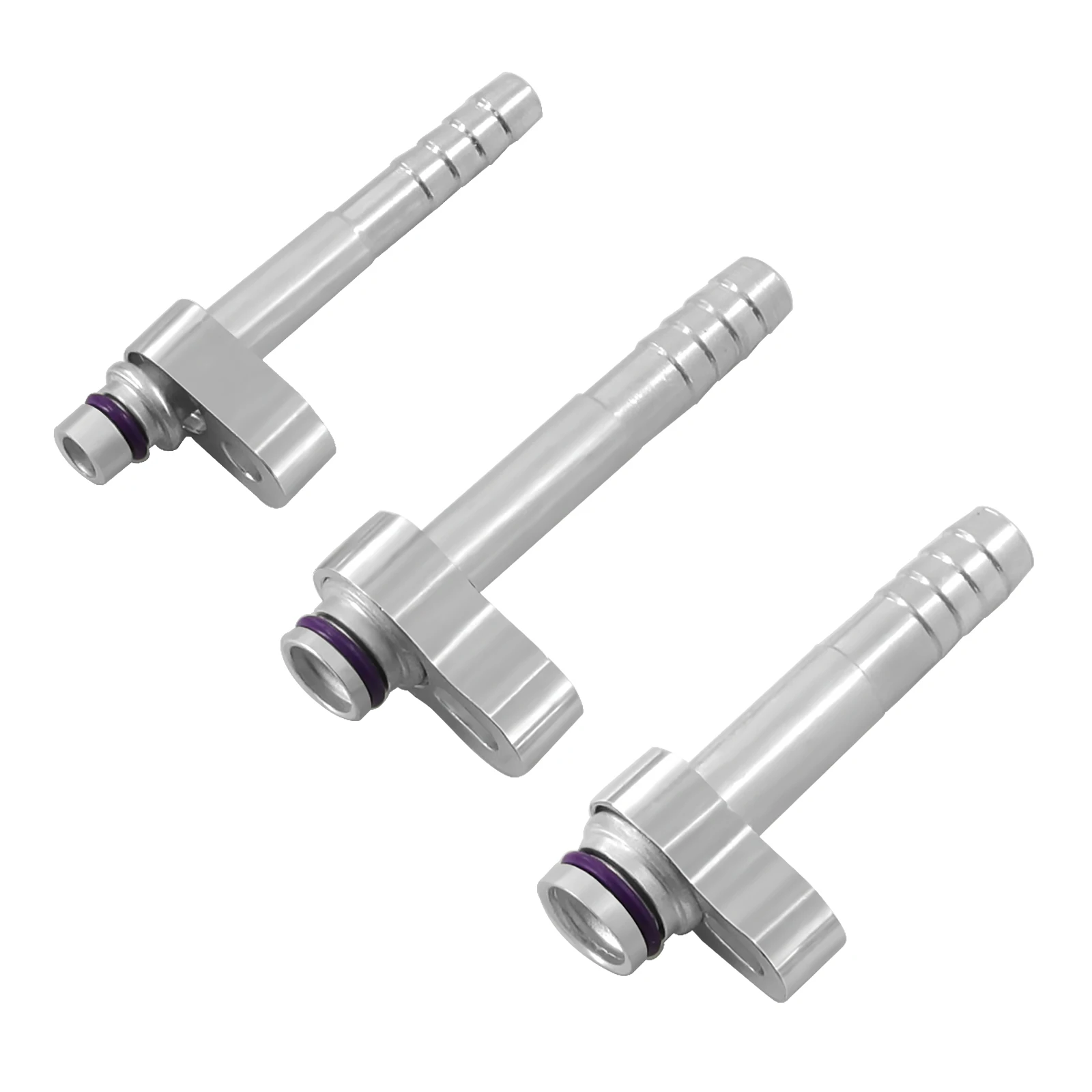 Aluminium Barb Fitting Straight / 90 Degree O-Ring for Air Conditioning Compressor Accumulator Radiator Aircon