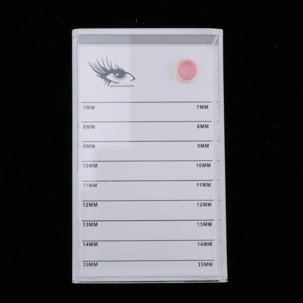 صندوق تخزين احترافي، منظم مكياج مستحضرات التجميل، حامل لوح غراء كاذب، تمديد تطعيم العرض