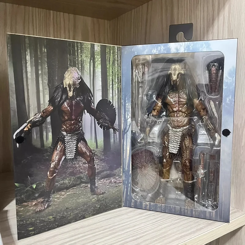 NECA 51725 Predator Prey Action Figure Anime Ultimate Feral Predator Figuras Toys Collection 7-Inch Movable Model Gift Original