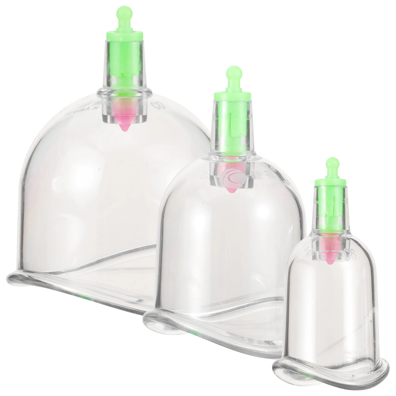 

3pcs Joint Cupping Set Suction Massage Jar Durable Vacuum Therapy Beauty Tool Household Body Care Easy Clean Safe Smooth